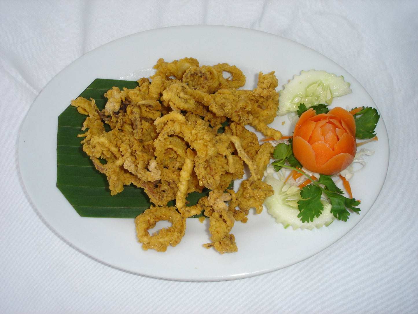 E15SQ Fried Squid with Cumin / ปลาหมึกทอดขมิ้น