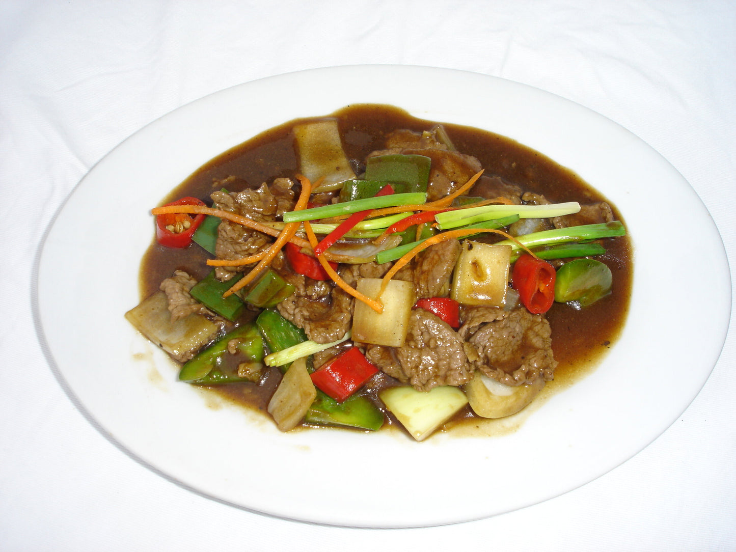 E16BF Black Pepper Beef(Spicy) / เนื้อผัดซอสพริกไทยดำ