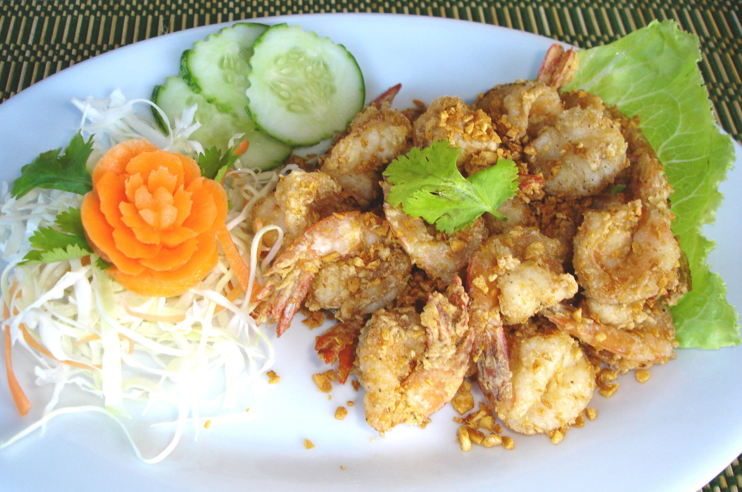 E03PR Fried Prawn with Garlic
