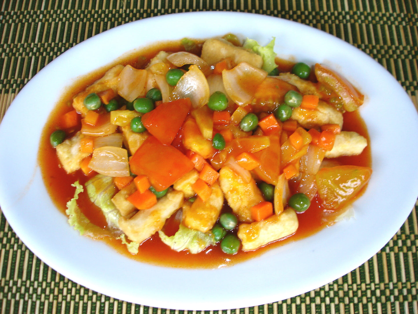 M08 Deep Fried Tofu / เต้าหู้ทรงเครื่อง