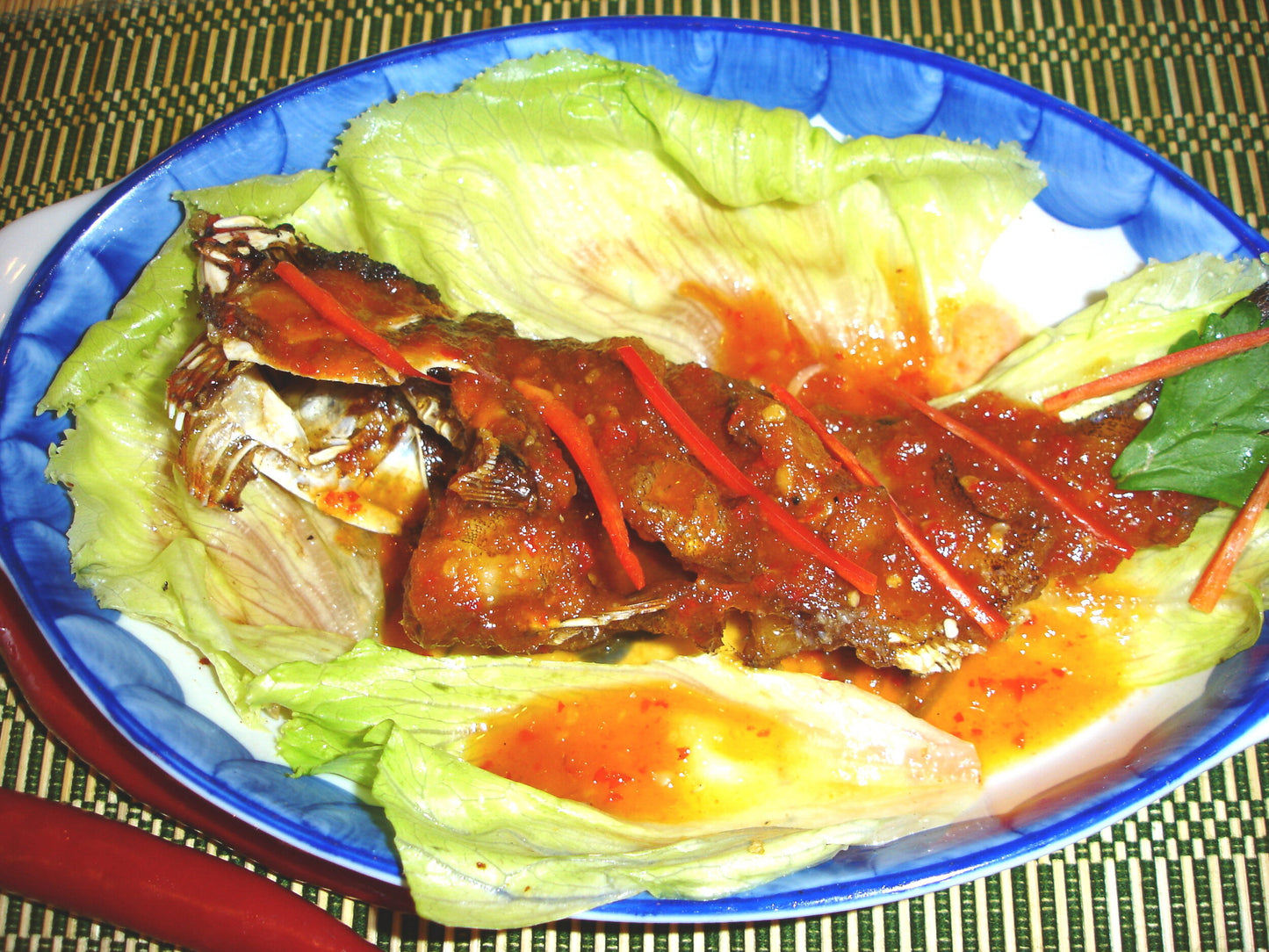 K09 Sweet and Sour Deep Fried Fish in Red Chilli Paste(Spicy)